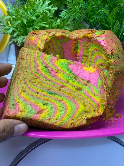 sponge kek yang gebu dan fluffy