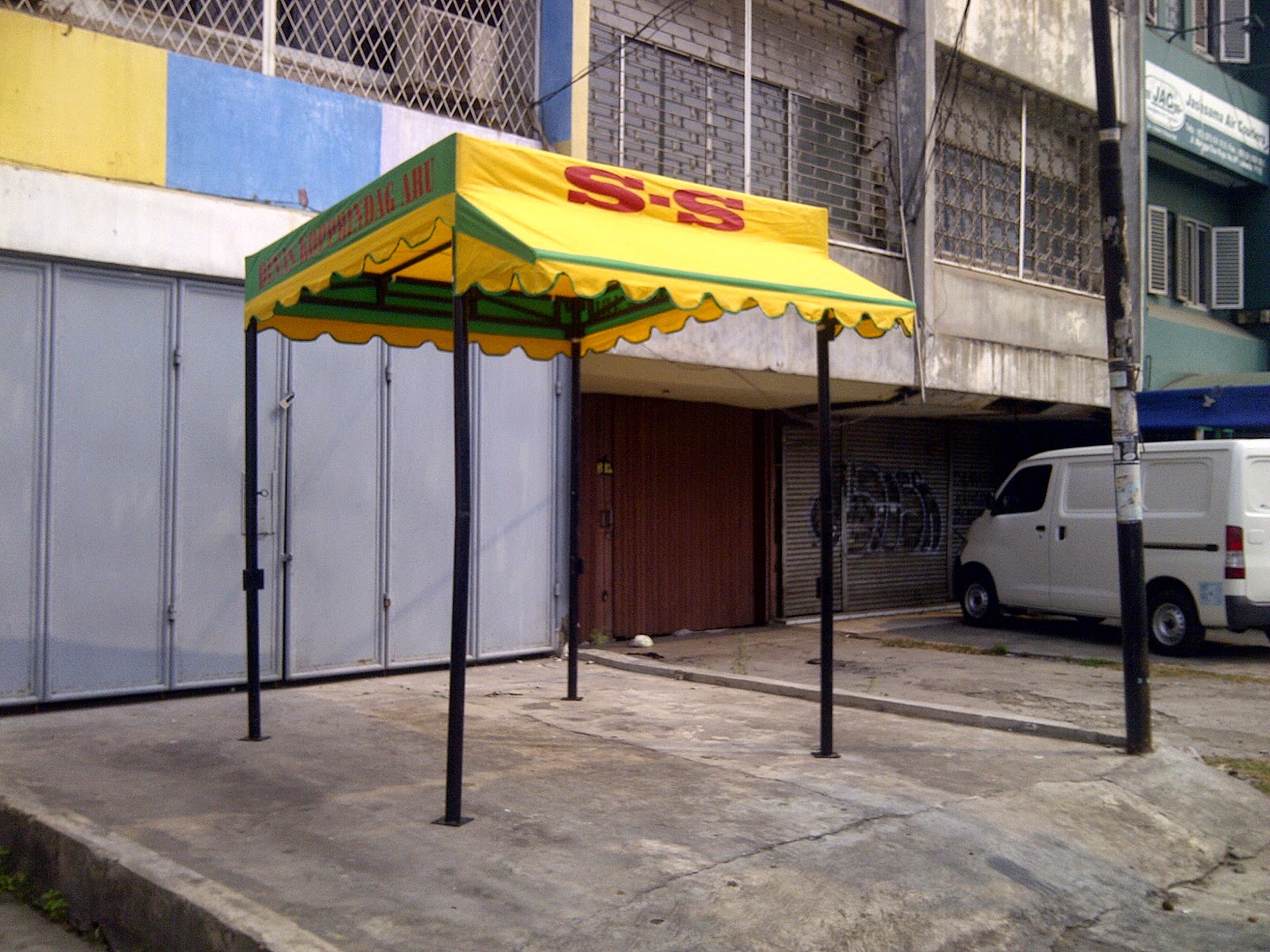 Contoh Desain Warung Tenda - Hardworkingart