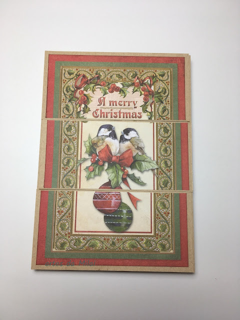 postal Stamperia Christmas Vintage