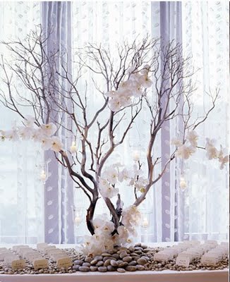 winter wedding decoration