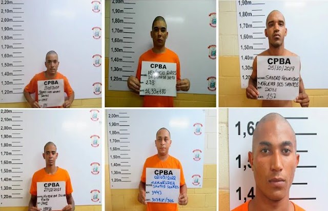 Grupo de presidiários na Bahia carrega crimes distintos; saiba detalhes