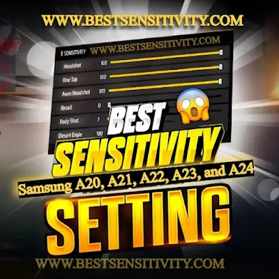 Best Sensitivity Settings for Samsung A20, A21, A22, A23, and A24