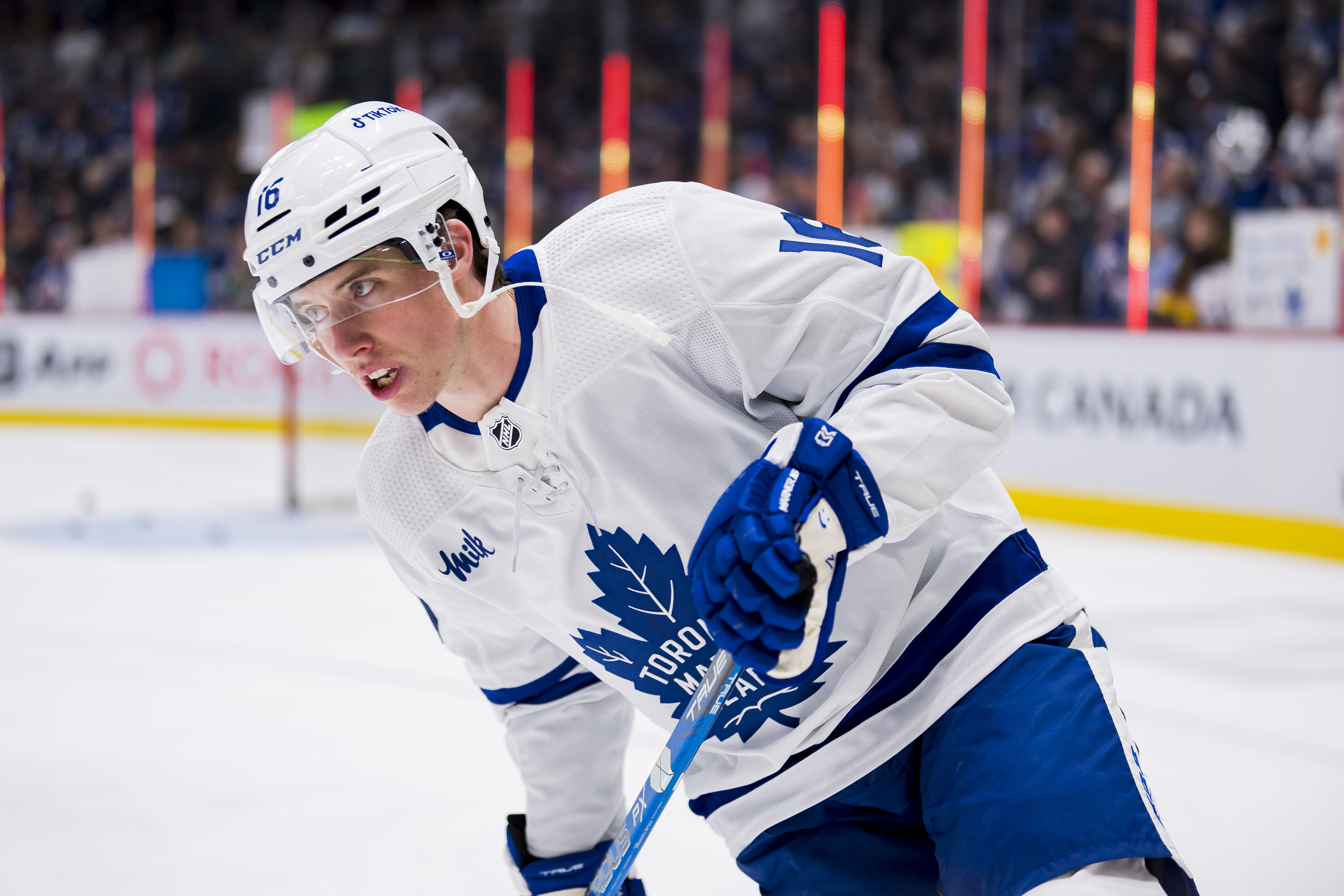 Mitch Marner has tied the Leafs record for longest point streak