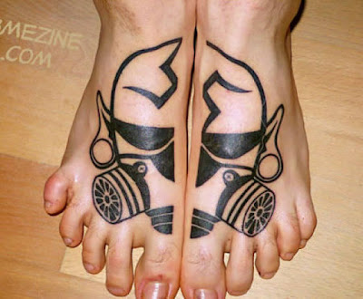 Crazy Foot Tattoos Seen On www.coolpicturegallery.net