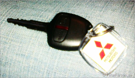 Gammaldags tändningsnyckel Bilnyckel Mitsubishi Outlander 2,4 170hk Provkörd Test