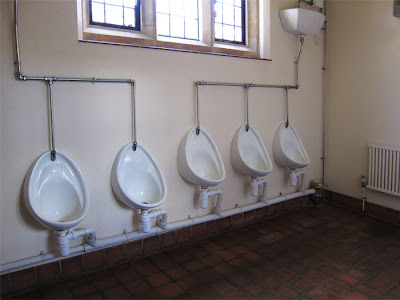 Urinals, England. Photograph by Tim Irving