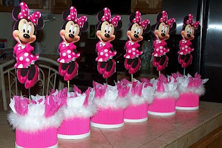 Minnie Mouse decoration, table centers