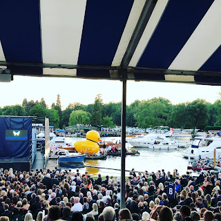 The view from the grandstand at Henley Festival