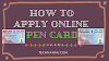 HOW TO APPLY PAN CARD ONLINE IN HINDI पेन कार्ड को कैसे ऑनलाइन अप्लाई करे 