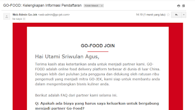 Cara Daftar Kerjasama Dengan Go-Food Terbaru, Proses Cepat!