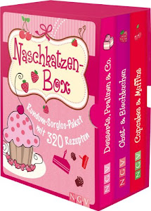 Naschkatzenbox: Rundum-Sorglos-Paket mit 320 Rezepten