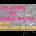 KTU Model Question Paper for MA201 Linear Algebra and Complex Analysis