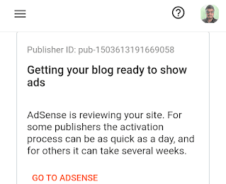 New interface after AdSense account