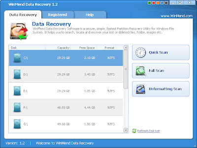 WinMend Data Recovery - Windows Based Data Recovery Software