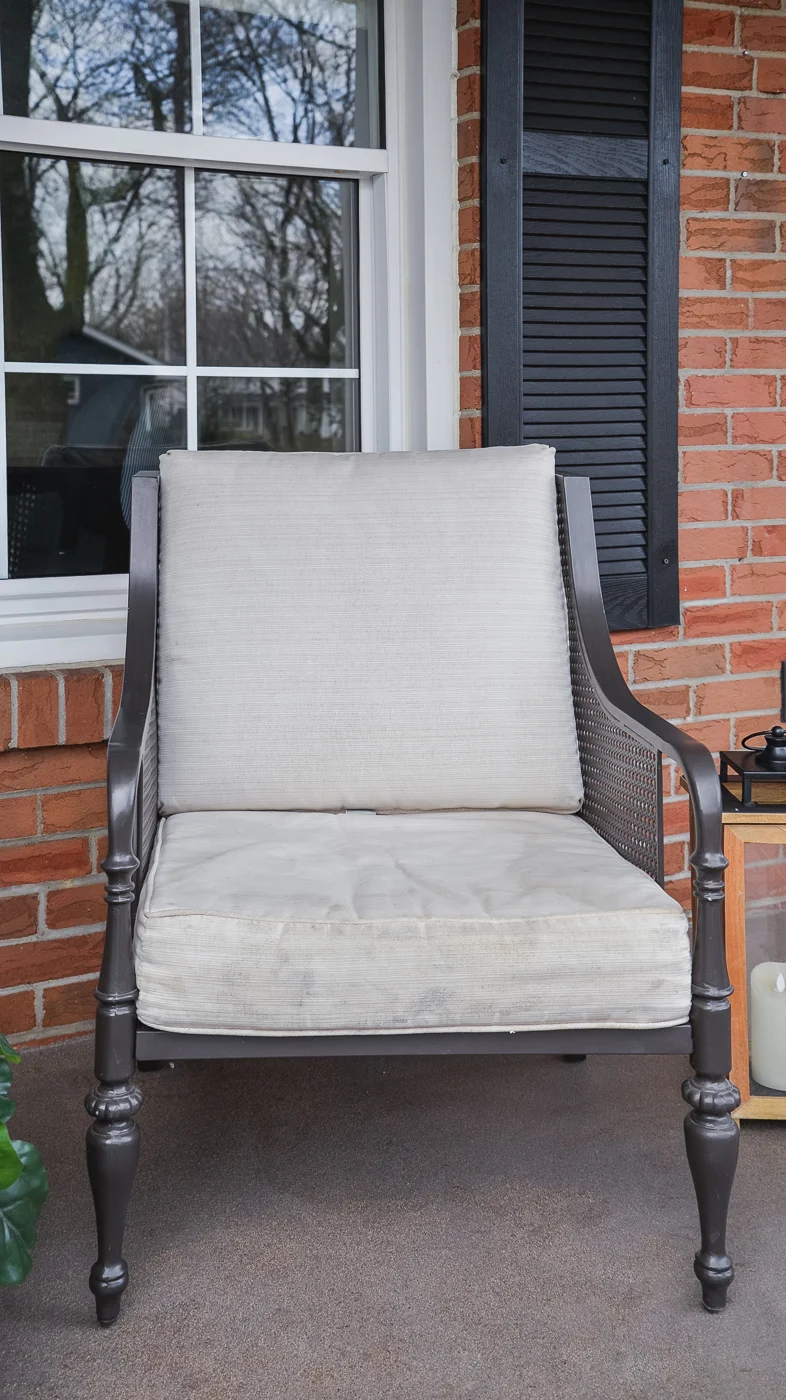 Outdoor Cushion Cover Replacements (And The Secret to Fixing