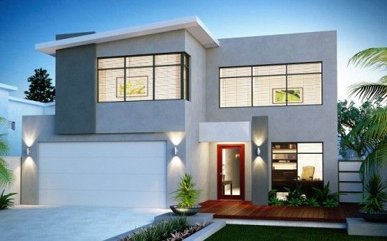 Contoh Desain Rumah Minimalis  2 Lantai