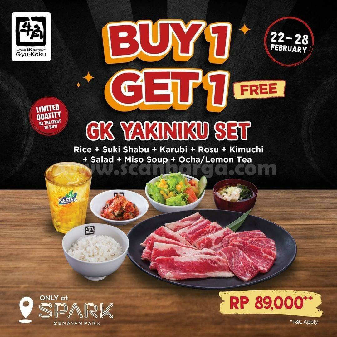 Gyu-Kaku Promo GK YAKINIKU SET - Beli 1 GRATIS 1