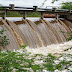 Barragem do Flori transborda com maior intensidade e ainda não chegou água da Barragem do França