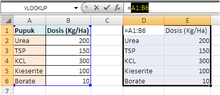 Belajar Rumus Array