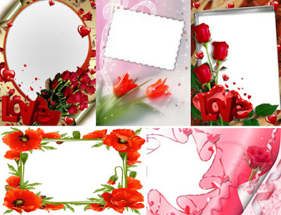 Kumpulan Bingkai Foto Gambar Bunga Cantik Salamun Picassa
