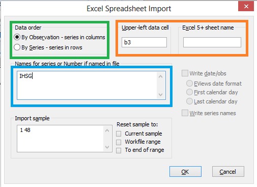 import excel