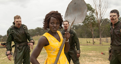 Lupita Nyong'o prepares to kick zombie ass in LITTLE MONSTERS.