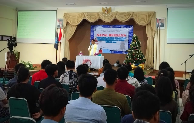 Pesan Damai Prof Sutoyo, dalam Perayaan Natal Bersama Paguyuban Keluarga Kristen Katolik Unisri 