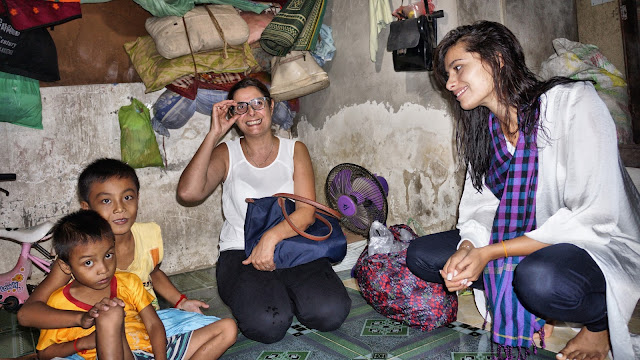 Meeting with two boys supported by Shanty Town Spirit program