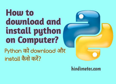 How to download and install python on computer