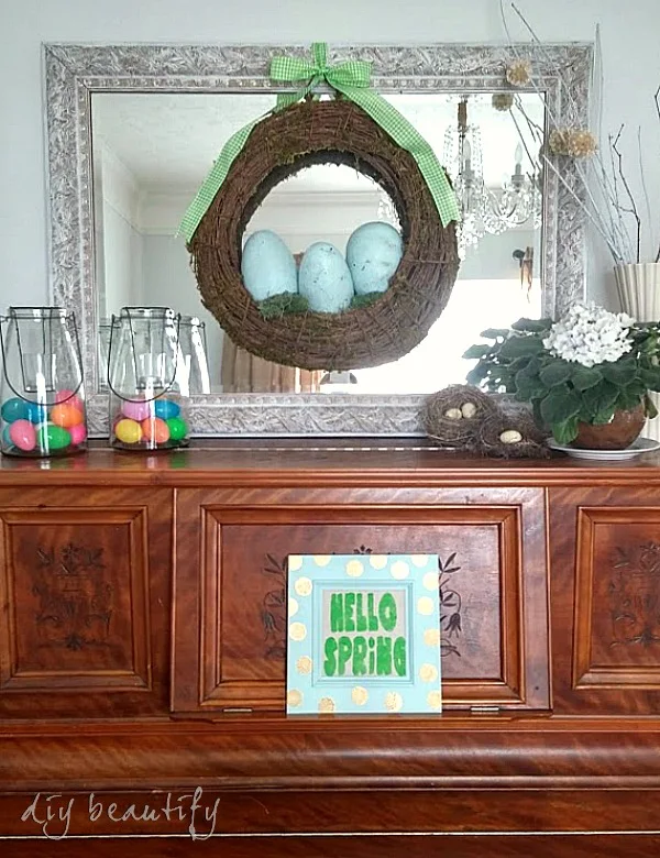 Hello Spring sign tutorial | DIY beautify