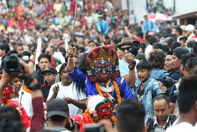 Indra Jatra- Worship for good harvest