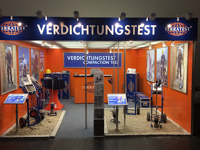 TERRATEST Messestand Bauma 2016 Leichtes Fallgewichtsgerät