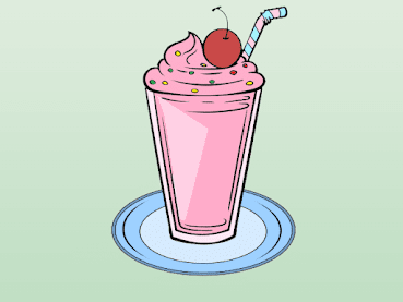 Milkshake drawing