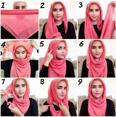 Tutorial Hijab Segi Empat