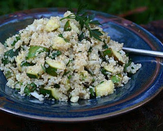 Quinoa Salad with Zucchini & Lemon