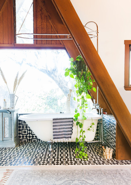 un baño natural-decoracion de paredes y duchas-fez-mosaicos y baldosas de cemento en baños-conipisos