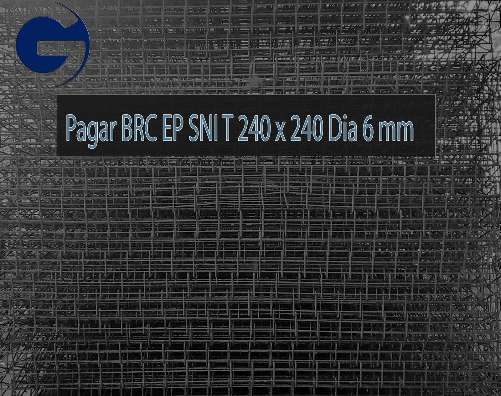 Jual Pagar BRC EP SNI T 240 x 240 Dia 6 mm