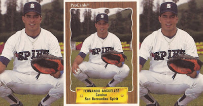 Fernando Arguelles 1990 San Bernardiino Spirit card