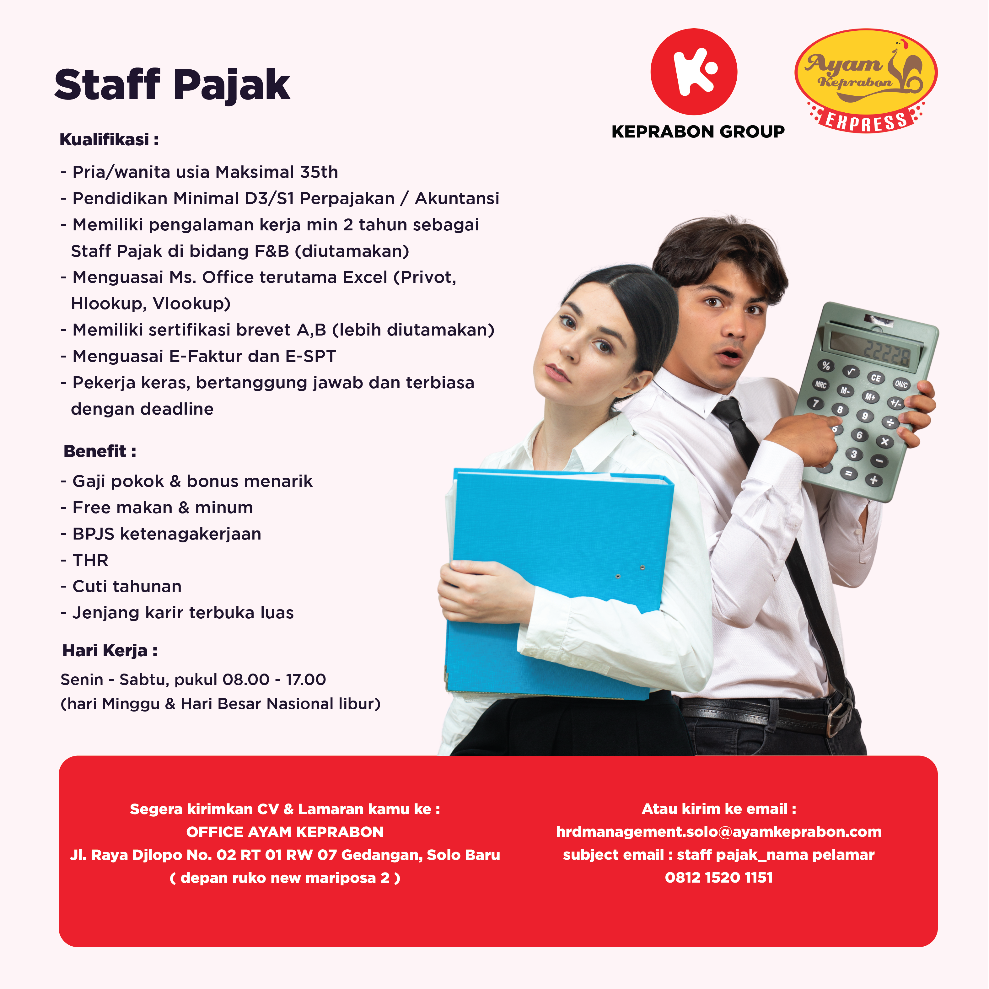 Loker Ayam Keprabon Solo Baru Drafter Project, Purchasing, dll