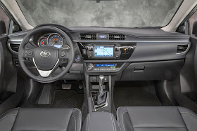 Interior view of 2014 Toyota Corolla LE ECO