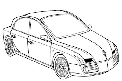 Gambar Sketsa Mobil