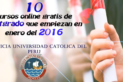 10 Cursos online gratis de Postgrado 