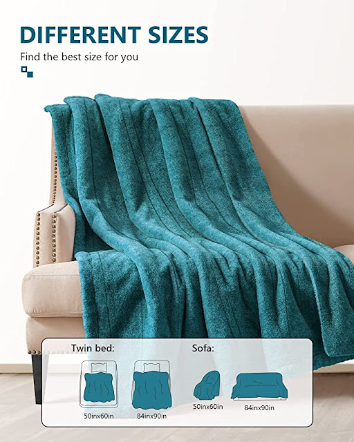 Blue Heated Blanket
