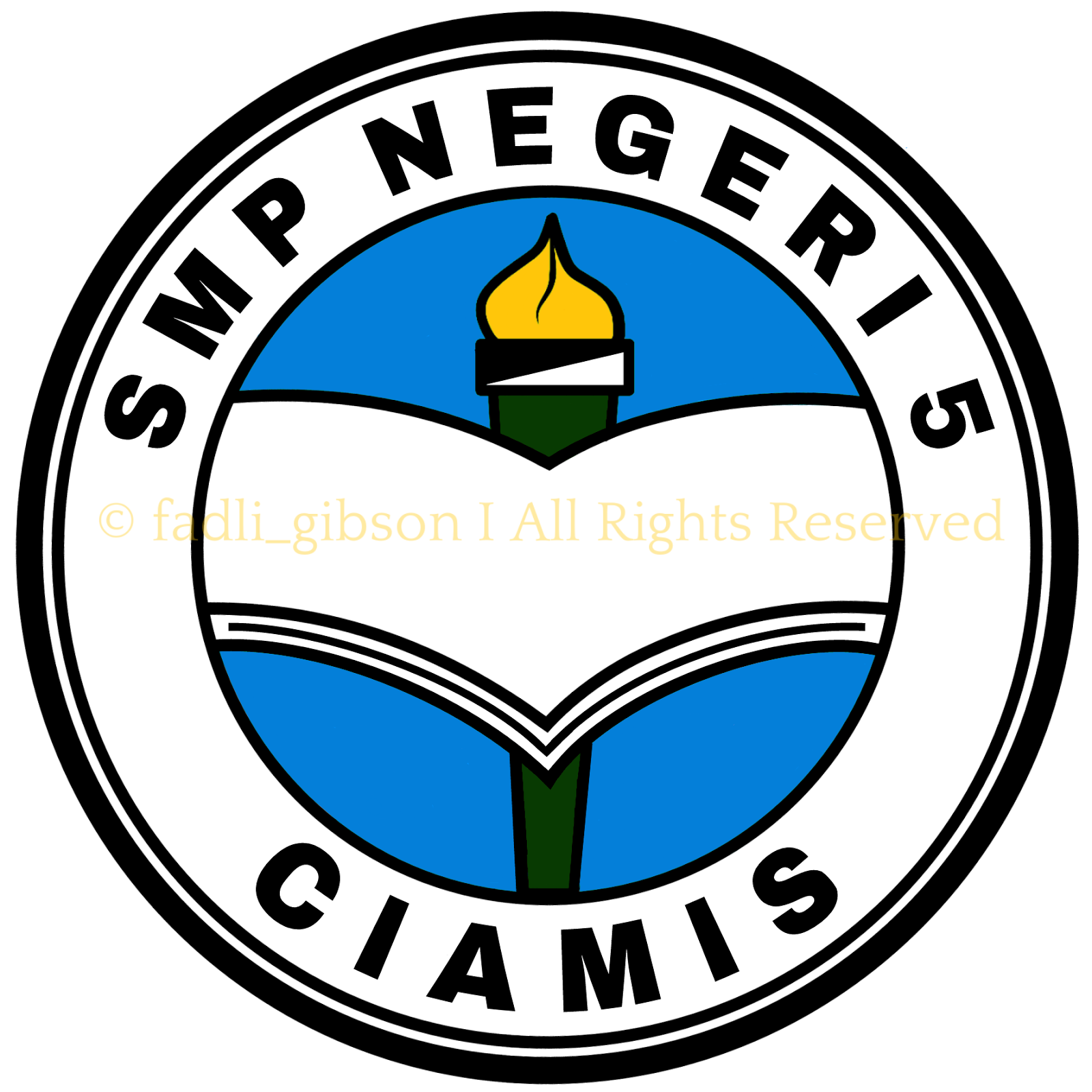 Logo Sekolah SMP N 5 CIAMIS Fadli Kadarusman
