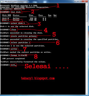 Format Flashdisk Untuk Instal Windows 7