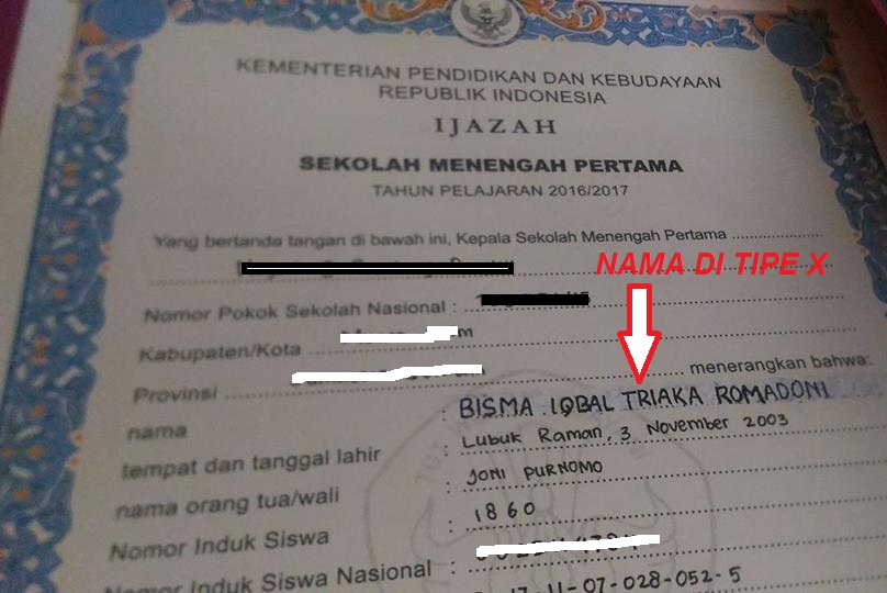 Download Contoh Surat Penggantian Blangko Ijazah Terbaru 