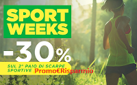 Logo Pittarello Sport Weeks : sconto -30% sul 2° paio di scarpe sportive selezionate