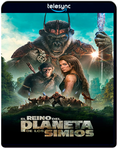 Kingdom of the Planet of the Apes (2024) 1080p HDTS Latino (Ciencia ficción. Aventura)