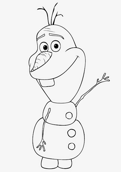 Download Frozen Olaf Summer Coloring Page - Colorings.net
