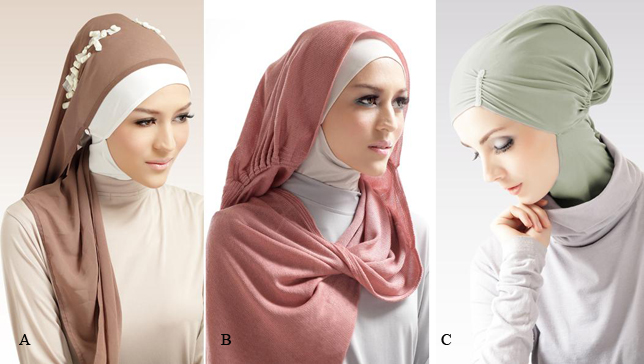 Tips Cara Berkerudung\/Hijab Simpel Untuk Bentuk Wajah Bulat  WEJANGAN.com